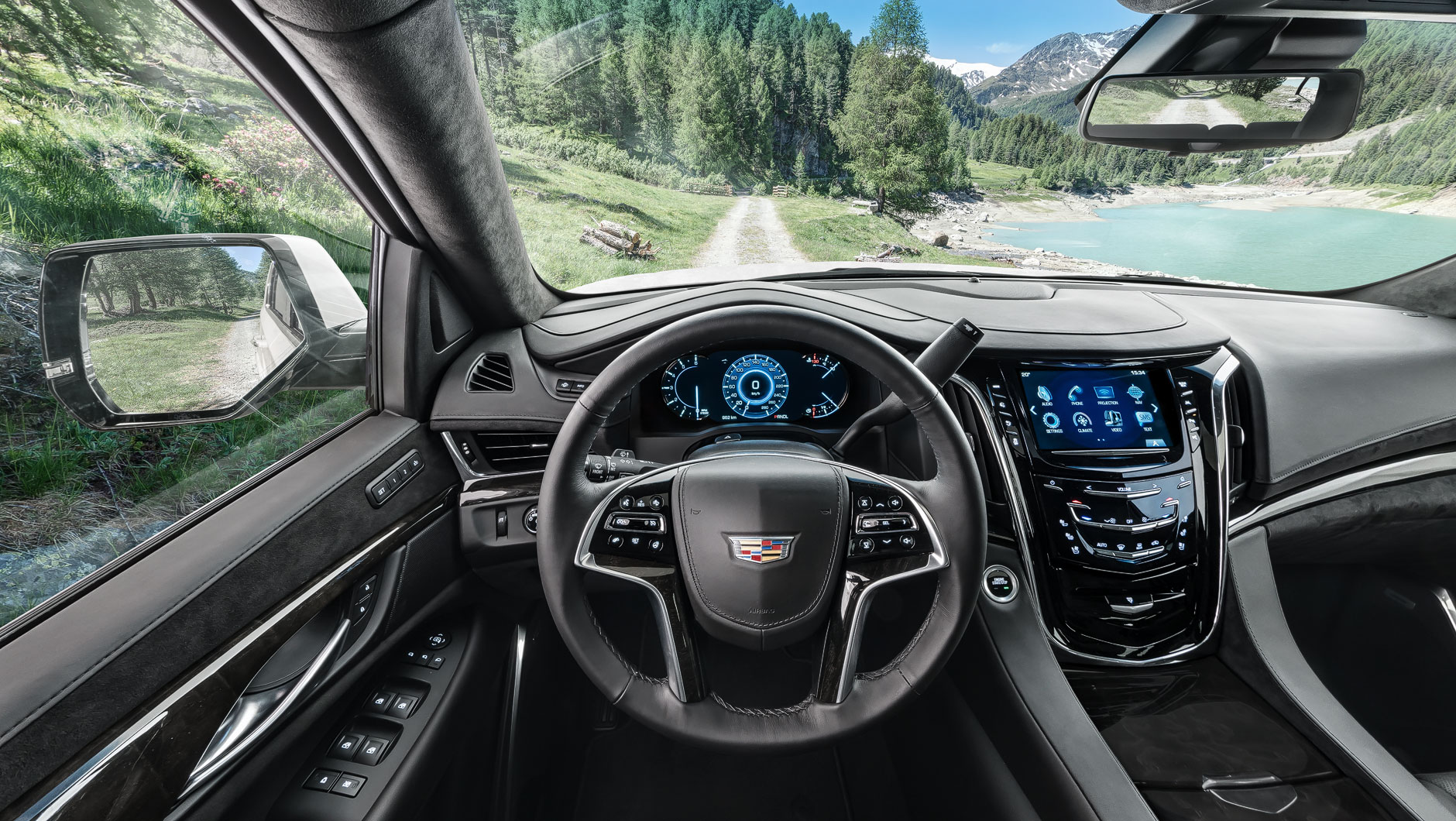 360-Grad-Bilder vom Interior verschiedener Fahrzeuge (Audi, Mercedes, Kia,  Cadillac und Chevrolet
